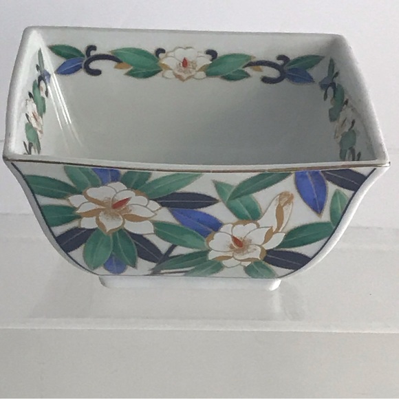 TAKAHASHI San Francisco TROPICALE Square Sauce Rice Bowl Bids and Floral - Picture 4 of 16